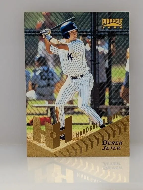 1996 Pinnacle Hardball Heroes Gold Foil Jeter RC
