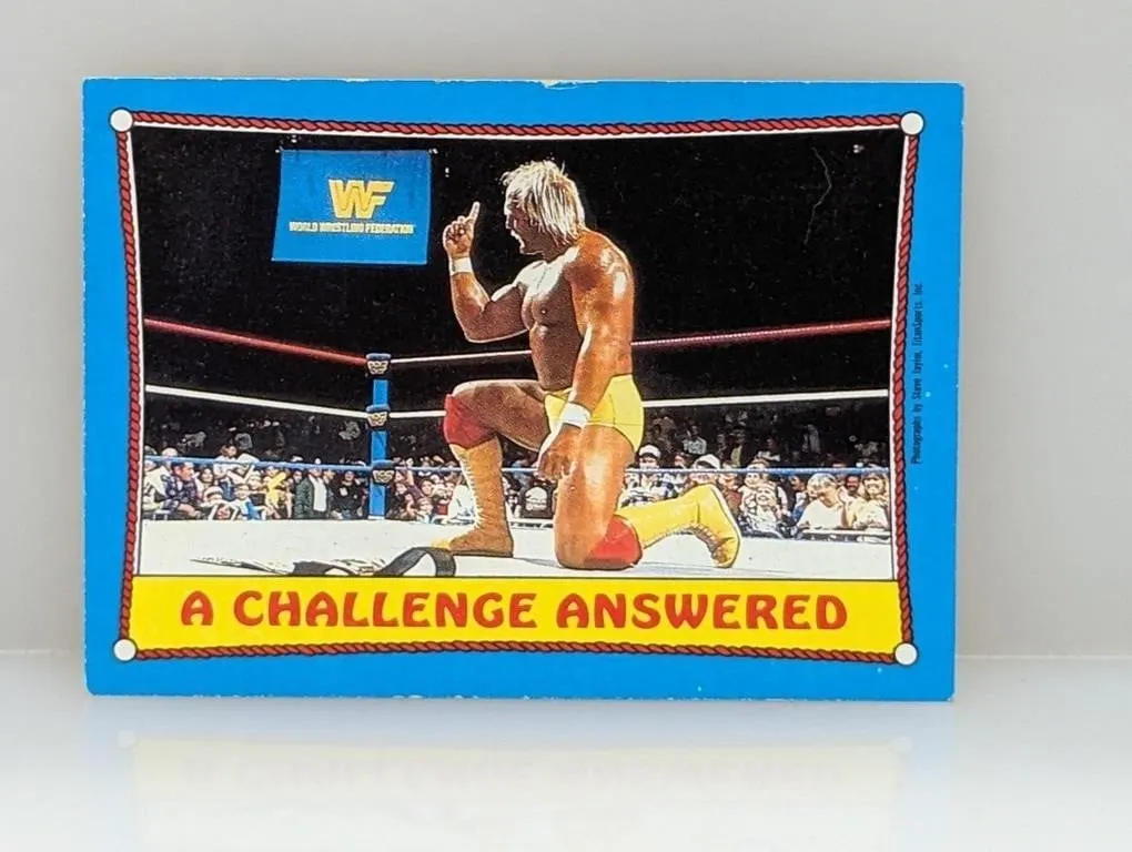 1987 Topps Ringside Action Hulk Hogan #36 E