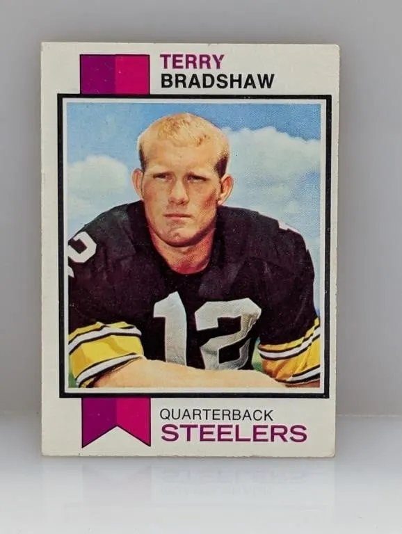 1973 Topps Terry Bradshaw #15 Edge/Wrinkle
