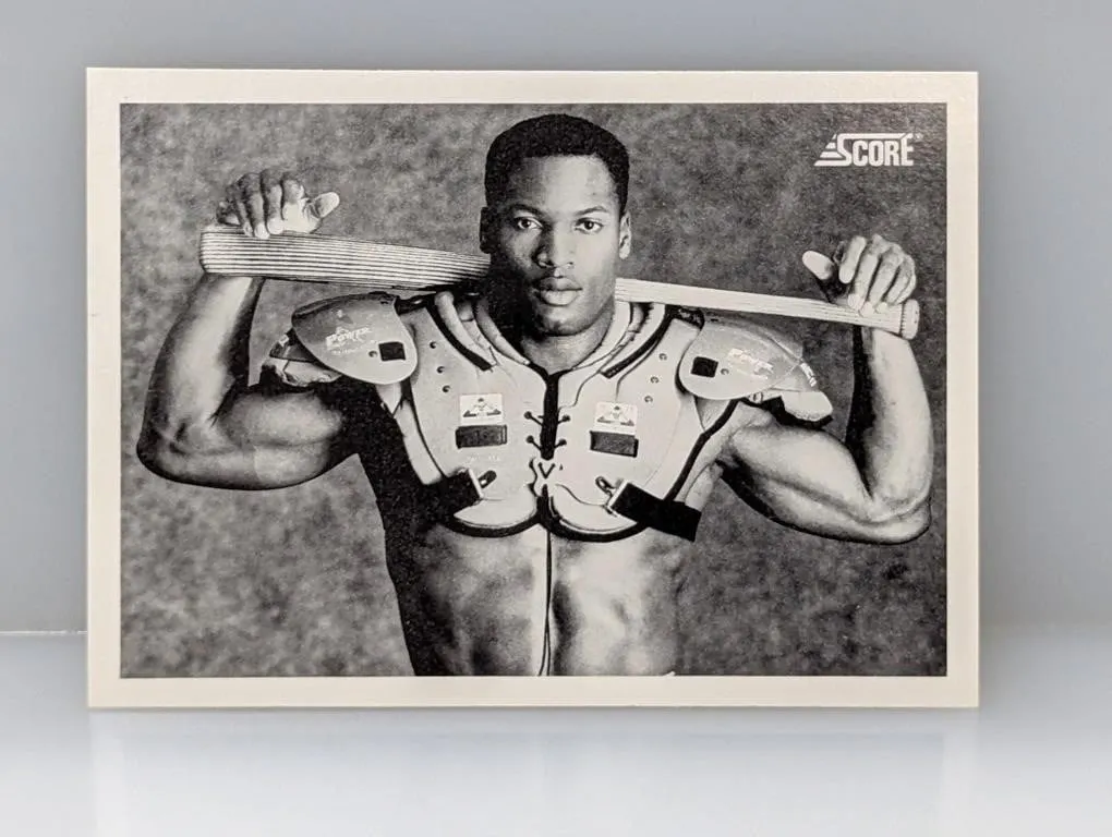 1990 Score Black and White Bo Jackson #697