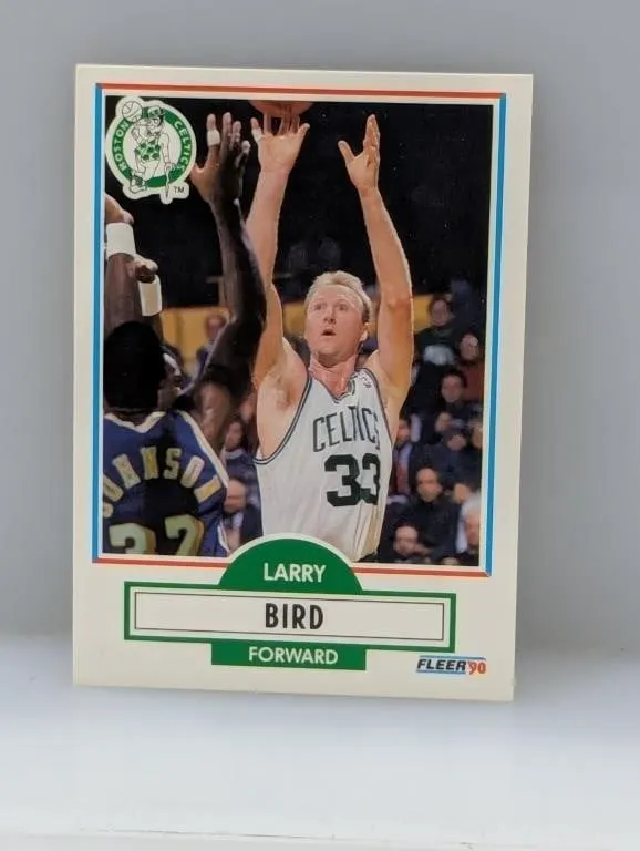 1990-1991 Fleer Larry Bird #8 Indent