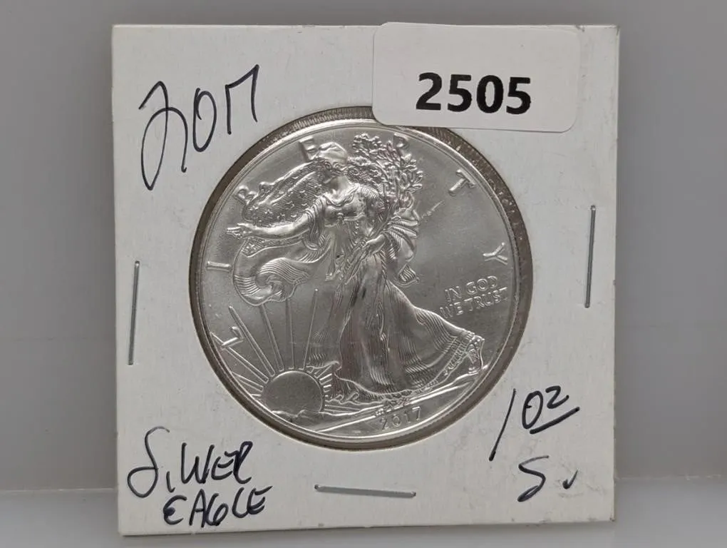 2017 1oz .999 Silv Eagle $1 Dollar