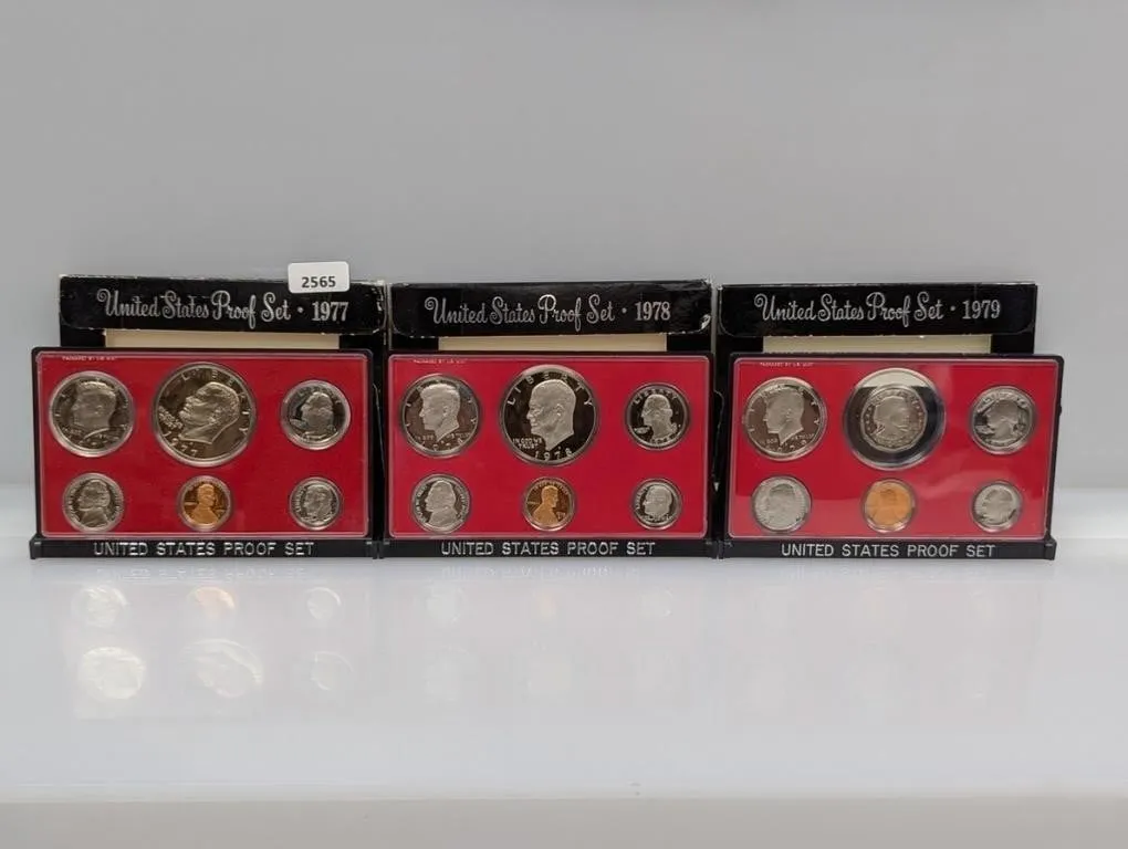 (3) US Proof Sets