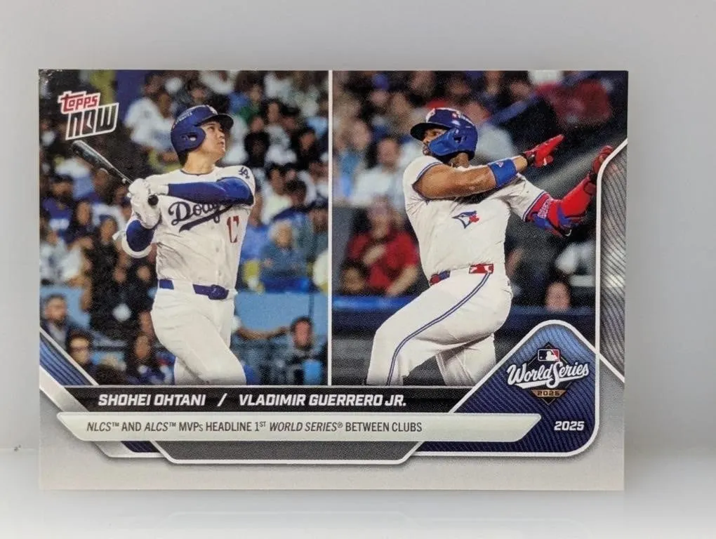 2025 Topps Now Shohei Ohtani Vladimir Guerrero Jr