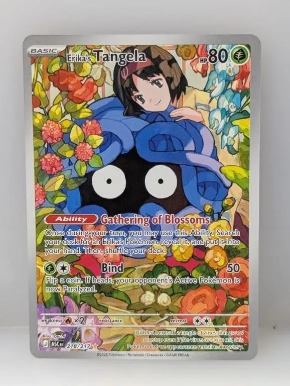 2026 Pokemon Ascended Hereos Erika's Tangela #218