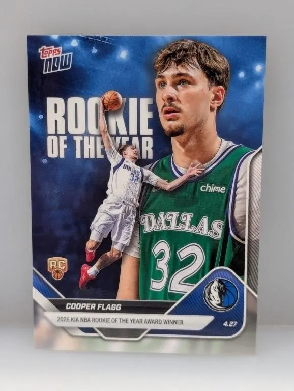 2026 Topps Now Cooper Flagg RC of the Year ROTY