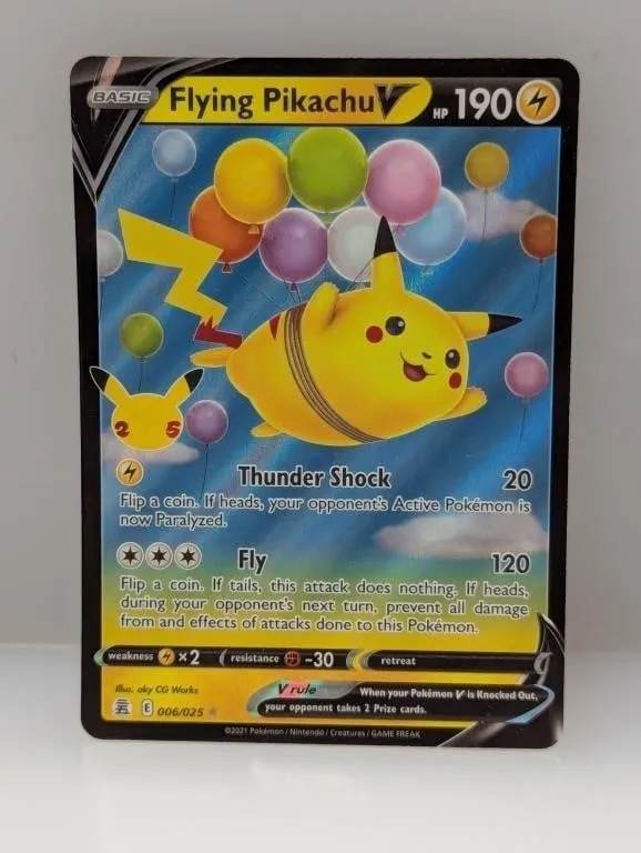 2021 Pokemon Celebrations Flying Pikachu V #6