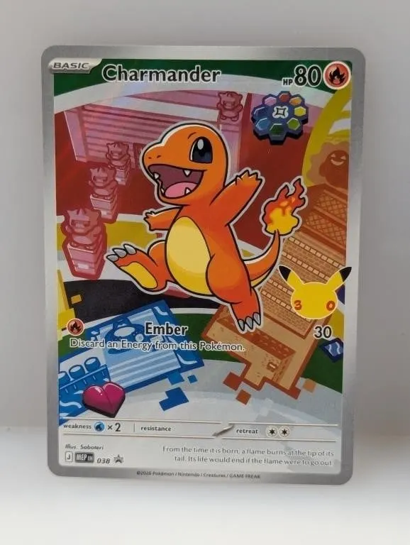 2026 Pokemon Celebration Promo Charmander #38