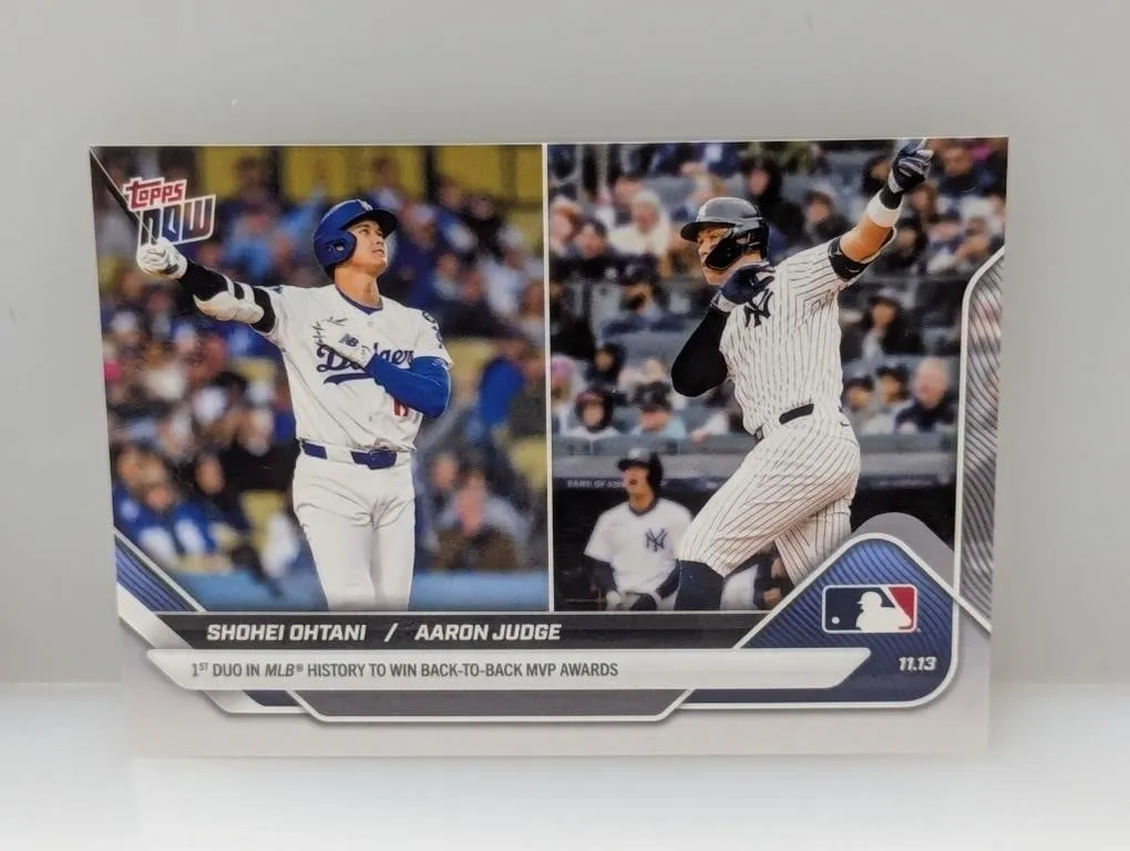 2025 Topps Now Shohei Ohtani Aaron Judge OS-9