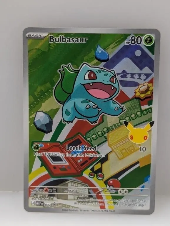 2026 Pokemon Celebration Promo Bulbasaur #37