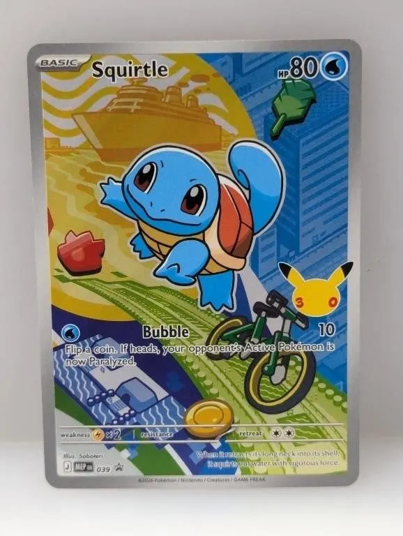 2026 Pokemon Celebration Promo Squirtle #39