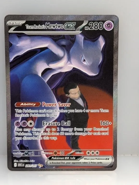 2026 Pokemon Team Rocket's Mewtwo ex #281
