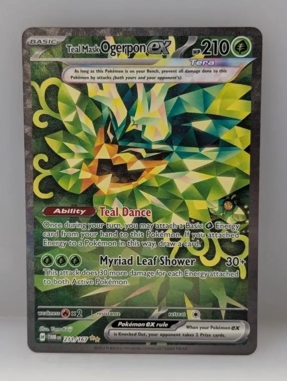 2024 Pokemon Teal Mask Ogerpon ex #211