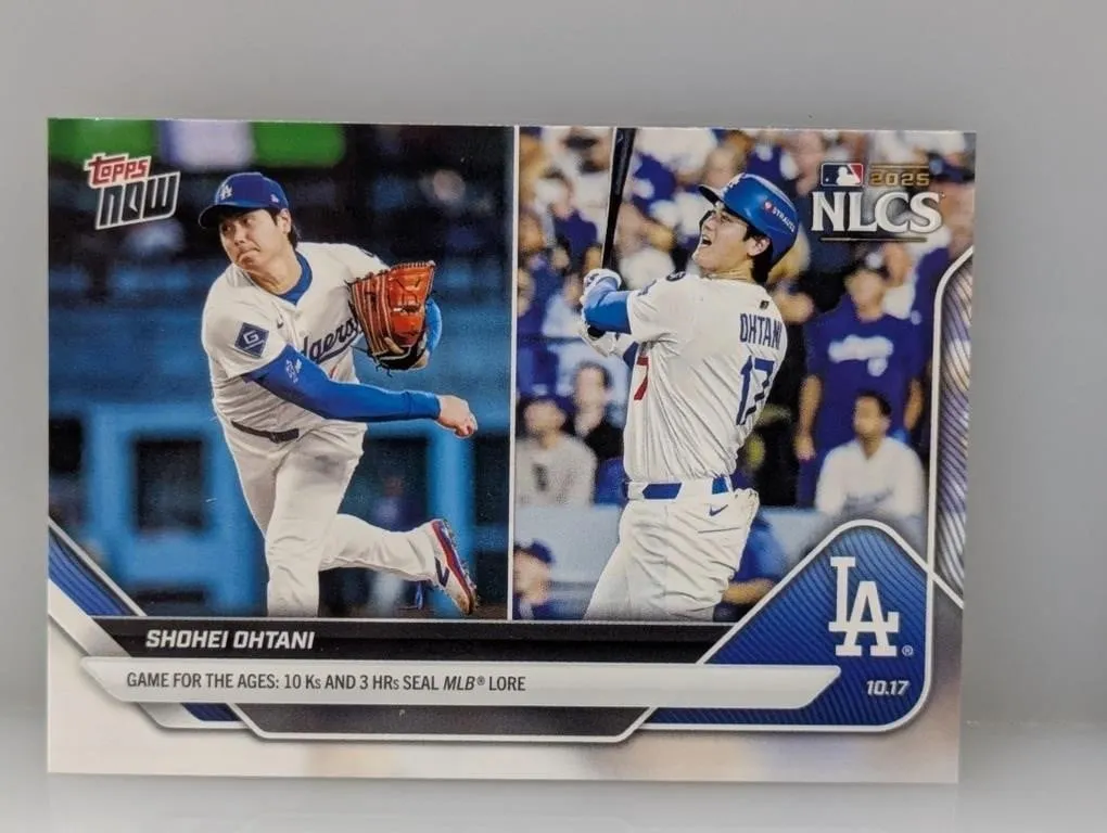 2025 Topps Now NLCS Shohei Ohtani #884