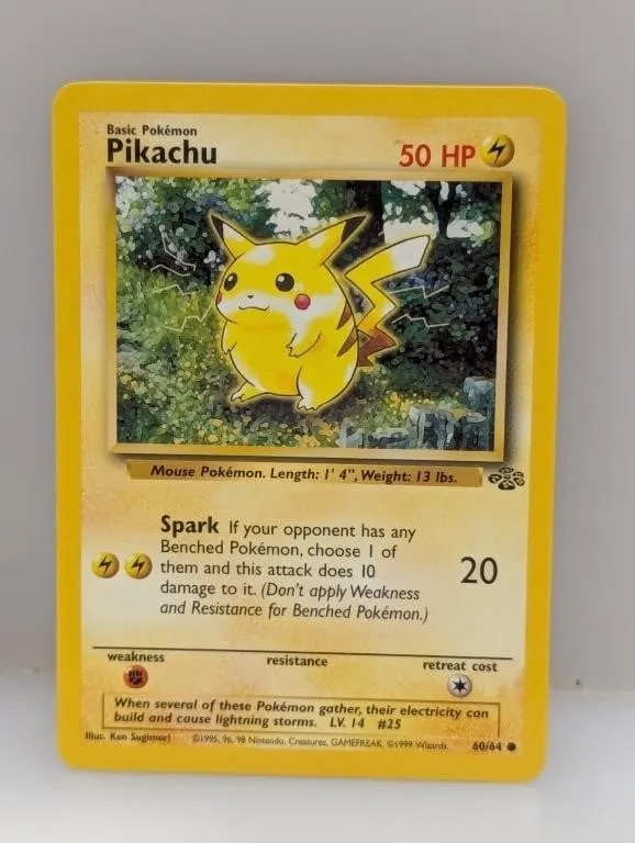 1999 Pokemon Jungle Pikachu #60