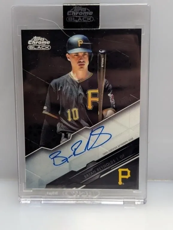 2020 Bryan Reynolds Topps Chrome Black Auto Sealed