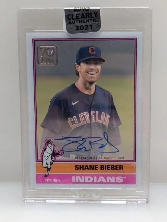 2021 Bieber Topps Clearly Authentic Auto Sealed