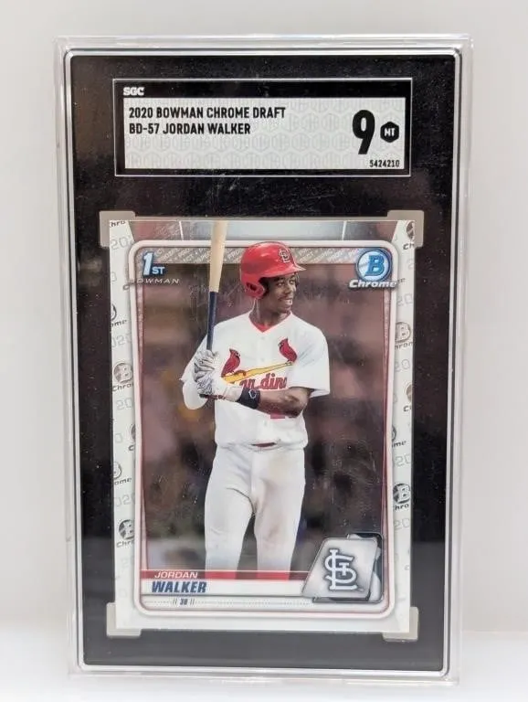 2020 Jordan Walker Bowman Chrome 1st SGC 9