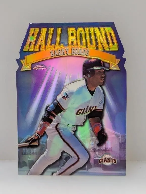 1999 Topps Chrome Hall Bound Barry Bonds Refractor