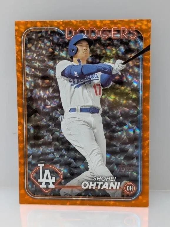 Topps 2024 Ohtani Orange Foil Dodgers 009/299