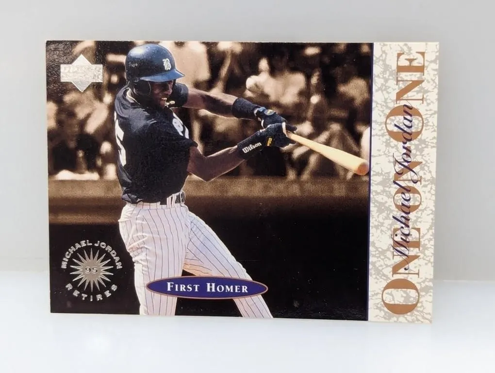 1995 Upper Deck Michael Jordan First Home Run