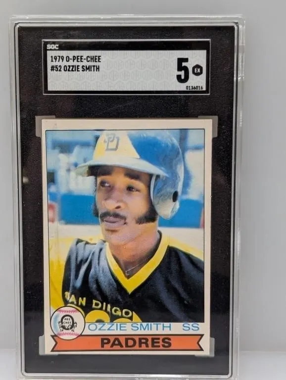 1979 OPC Ozzie Smith RC #52 SGC 5 Rookie HOF