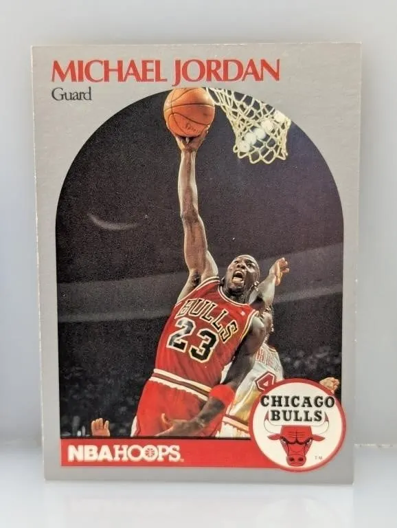 1990-91 Hoops Michael Jordan 65 Surface