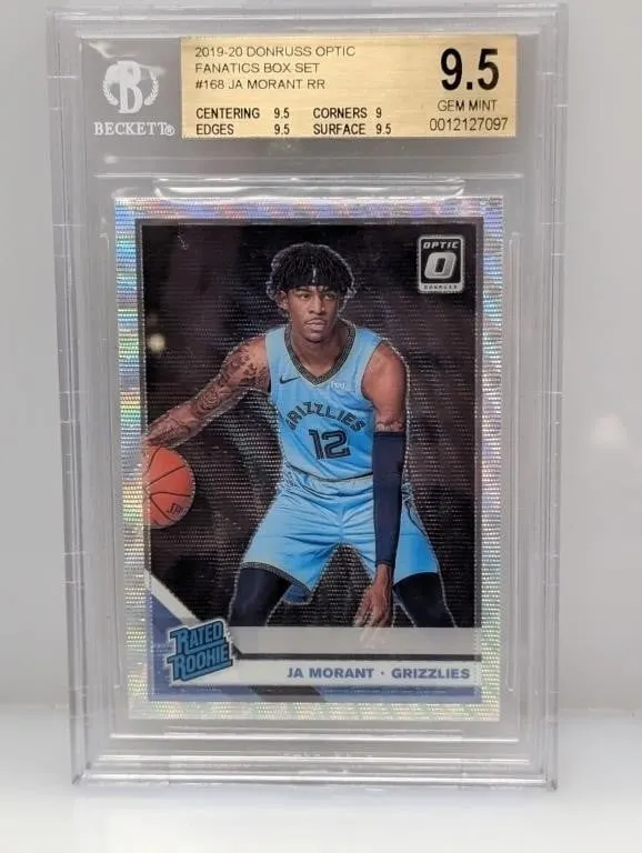 2019-20 Optic Ja Morant Fanatics Box Set RC BGS9.5