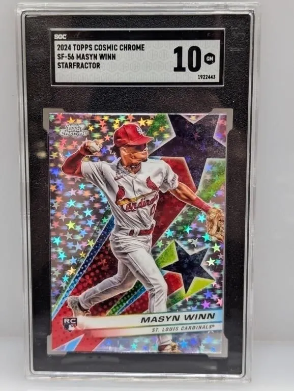 2024 Topps Cosmic Chrome Winn Starfractor SGC 10