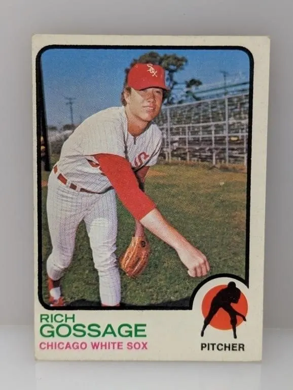 1973 TOPPS RICH GOSSAGE HOF/ROOKIE CARD 174 Is