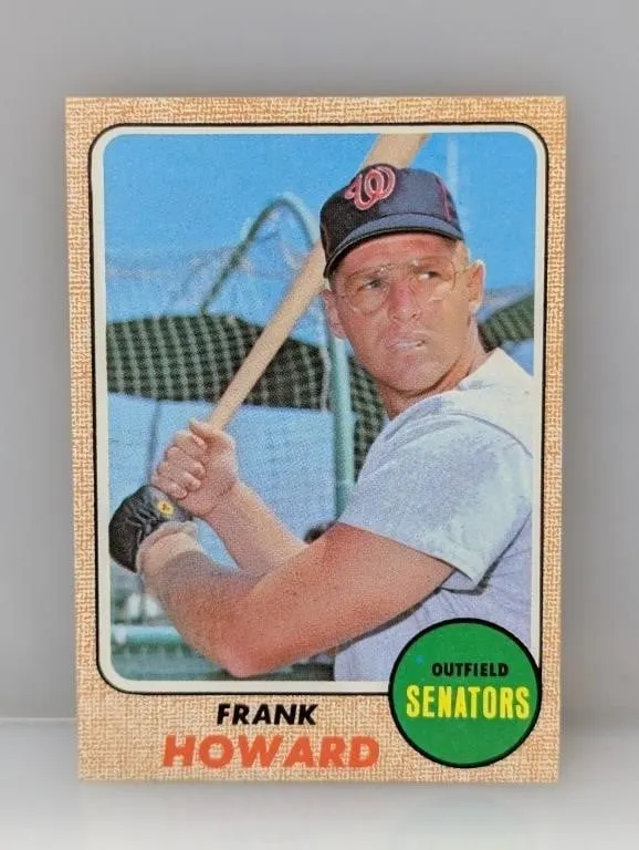 1968 TOPPS FRANK HOWARD 1960 NL ROY 320