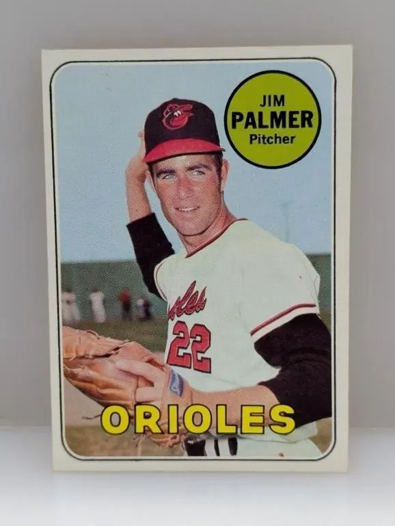 1969 TOPPS Baseball JIM PALMER HOF 573