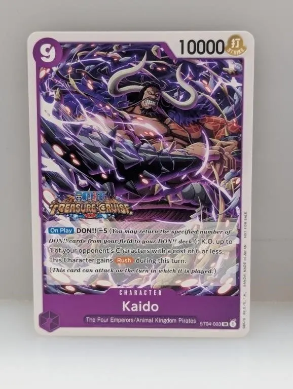 One Piece Kaido St04-003 Sr Stamped Promo
