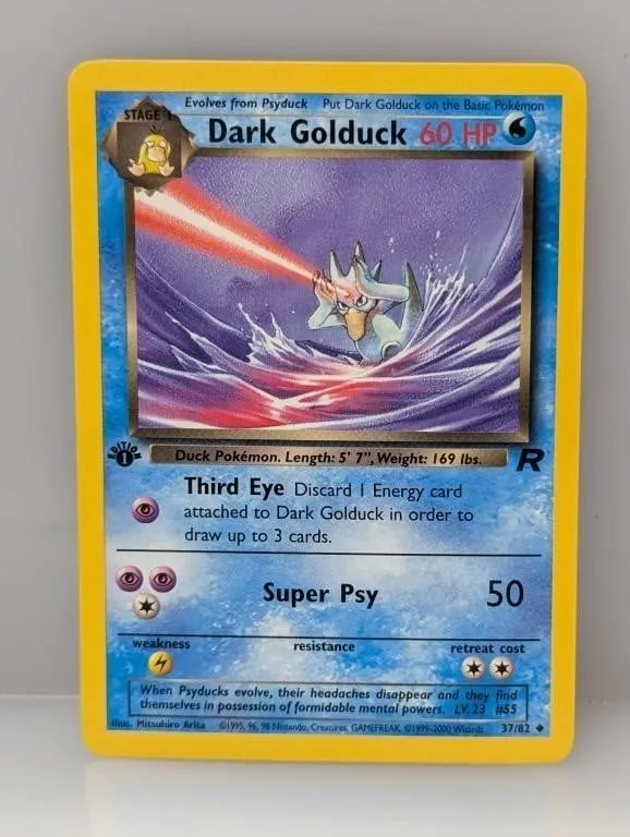 Pokemon 2000 1st Edition Dark Golduck 37