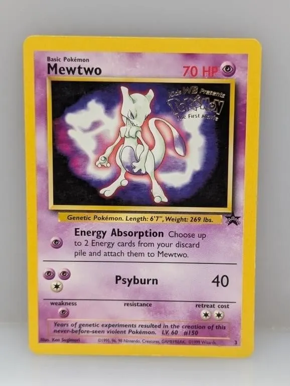 Pokemon 1999 Stamped Mewtwo Promo S/C/E