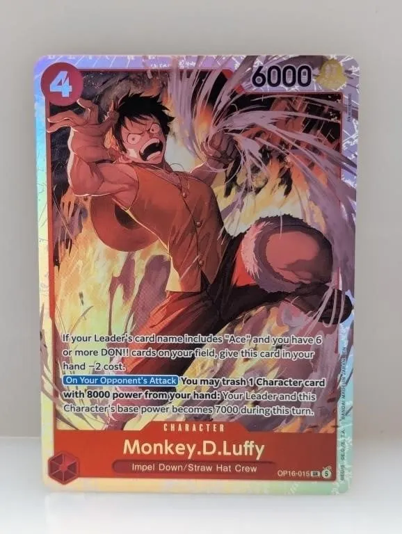 One Piece Monkey.D.Luffy Op16-015 Sr