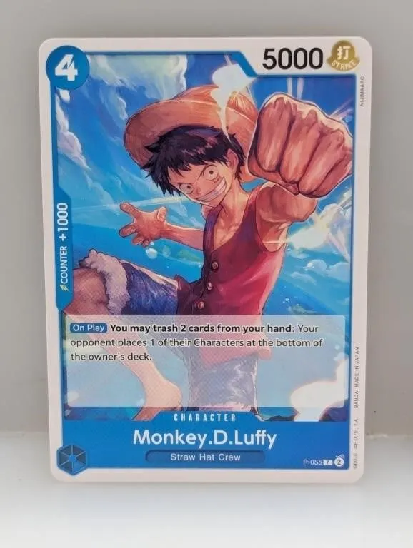 One Piece Monkey.D.Luffy P-055 Promo