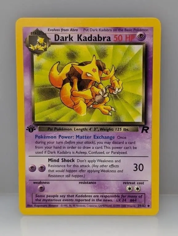 Pokemon 2000 1st Edition Kadabra 39