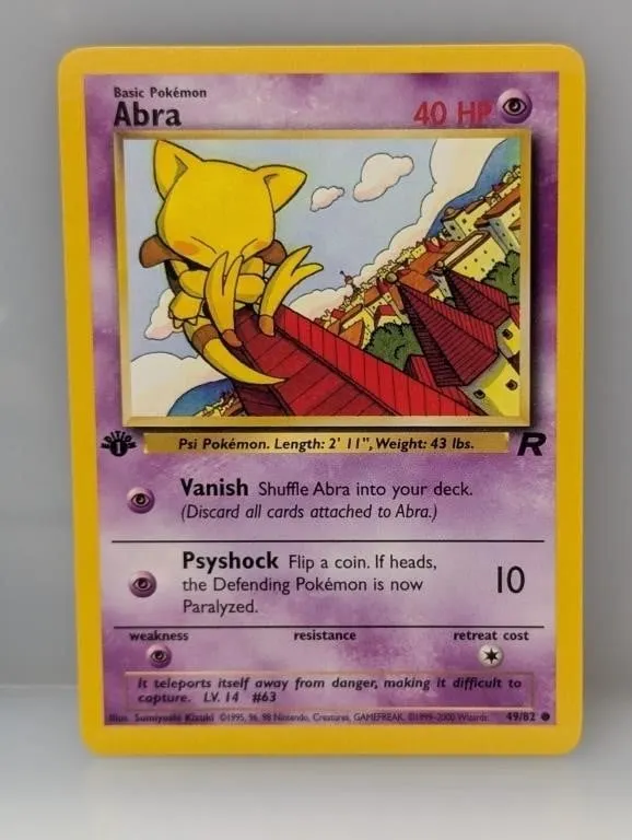 Pokemon 2000 1st Edition Abra 49