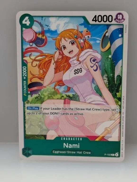 One Piece Nami P-102 Promo
