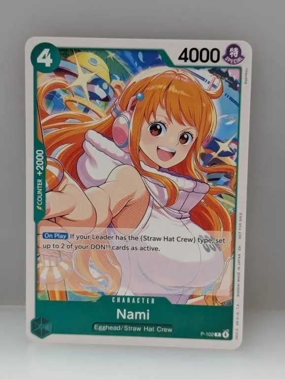 One Piece Nami P-102 Promo