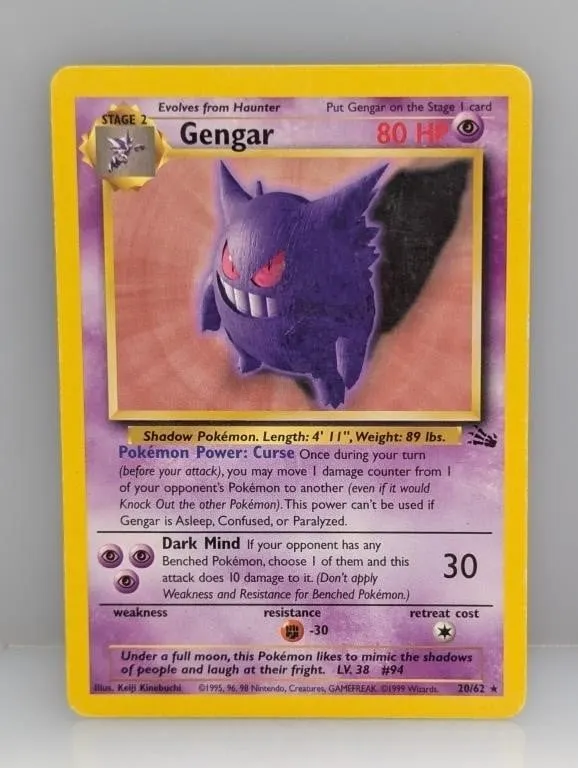 Pokemon 1999 Gengar 20