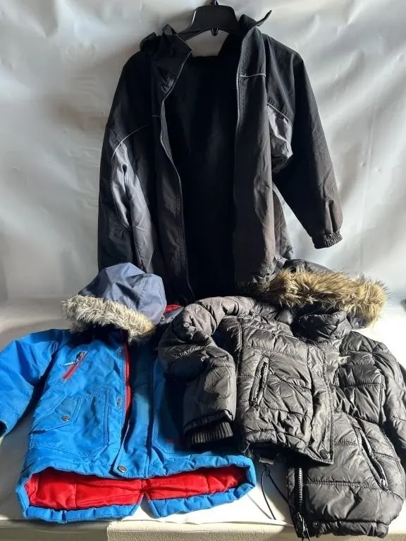 Kids Winter Coats Lot: OshKosh, American Eagle &