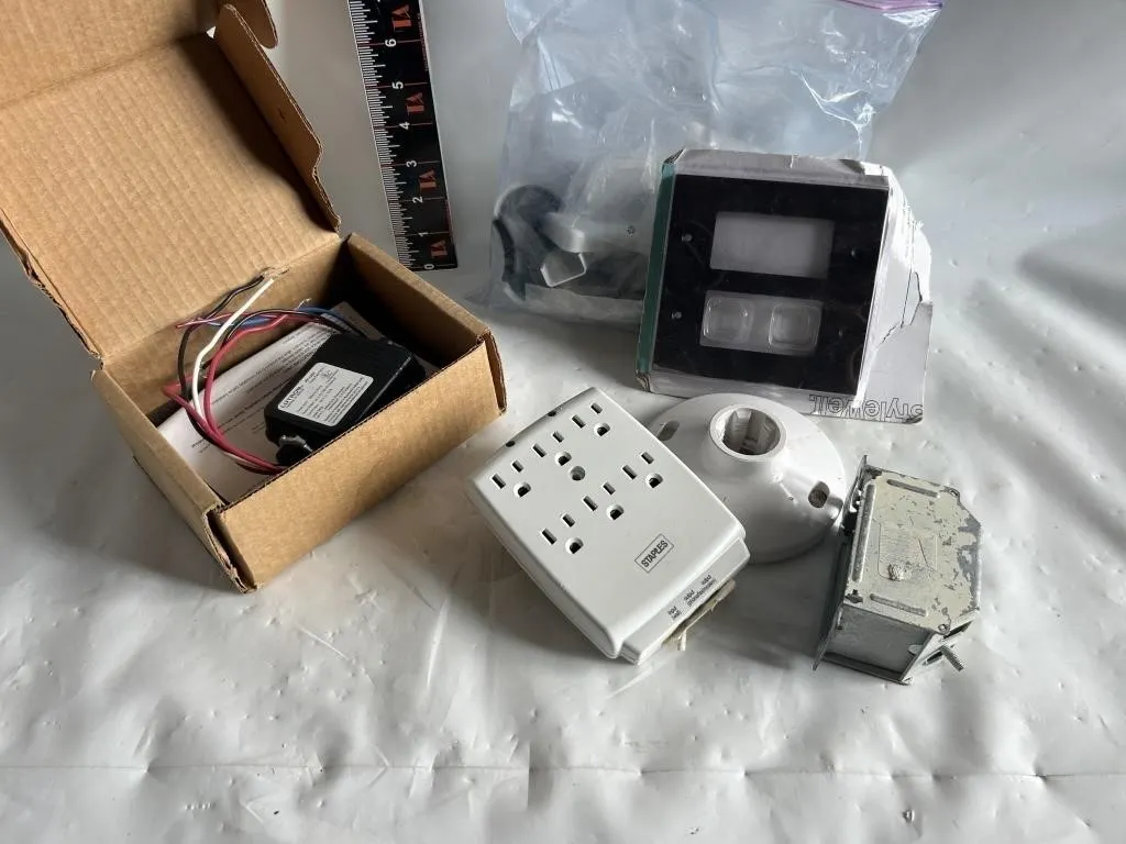 Electrical Parts Lot: Lutron Pack, Outlets,