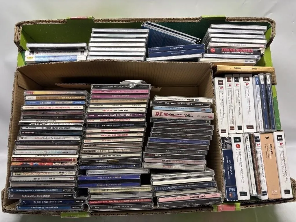 Large CD Collection: Rock, Jazz & Classical