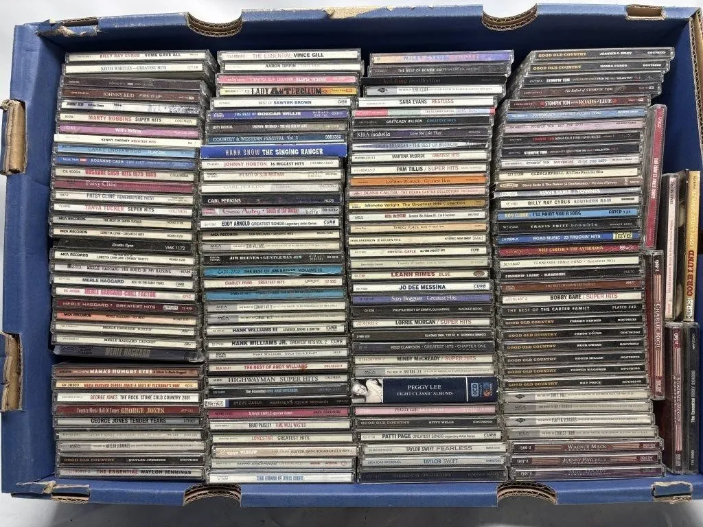 Large Country Music CD Collection Lot