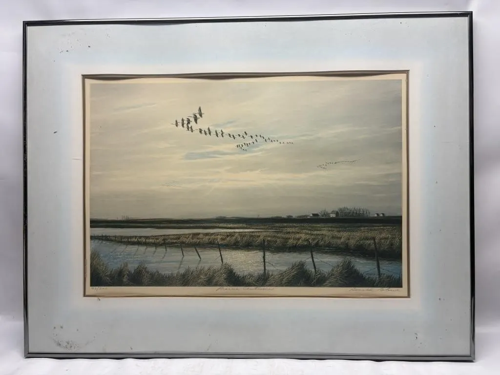 Ronald Glowe 'Prairie Autumn' Signed Print 82/200,
