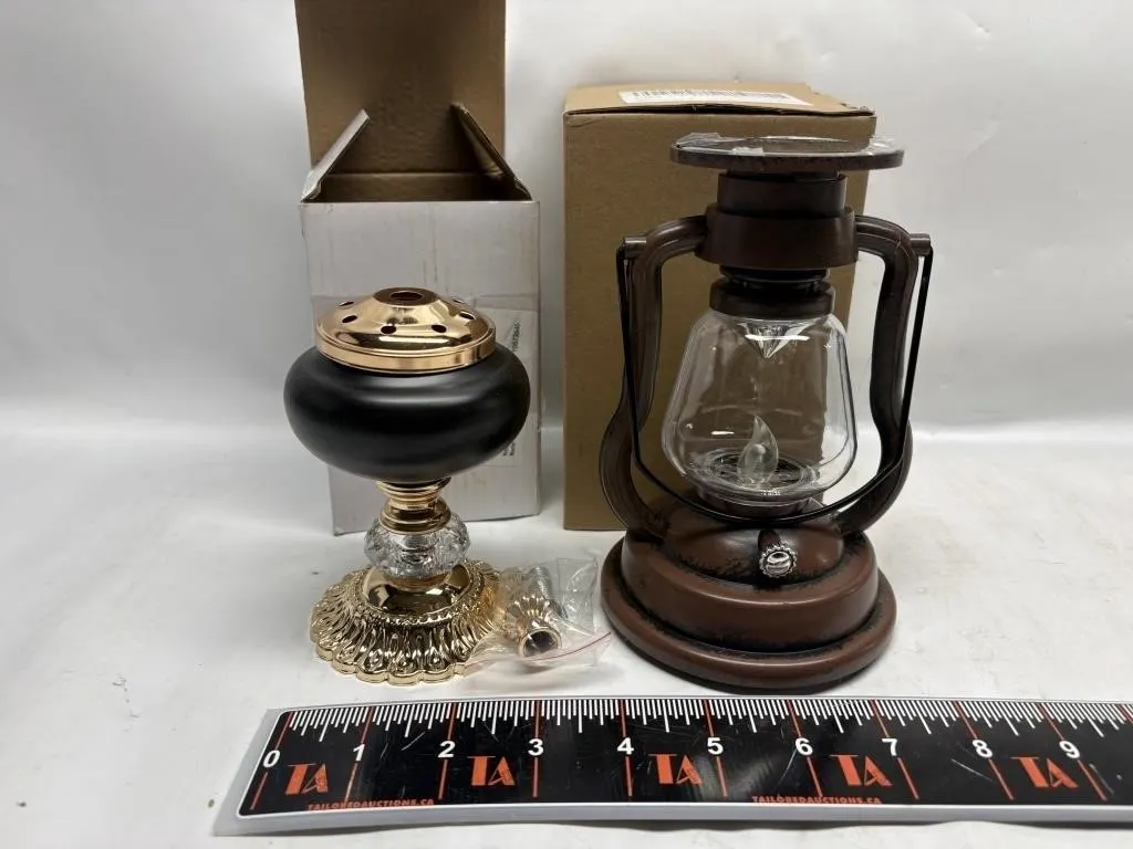 Decorative Lamp Finial and Solar LED Lantern Light