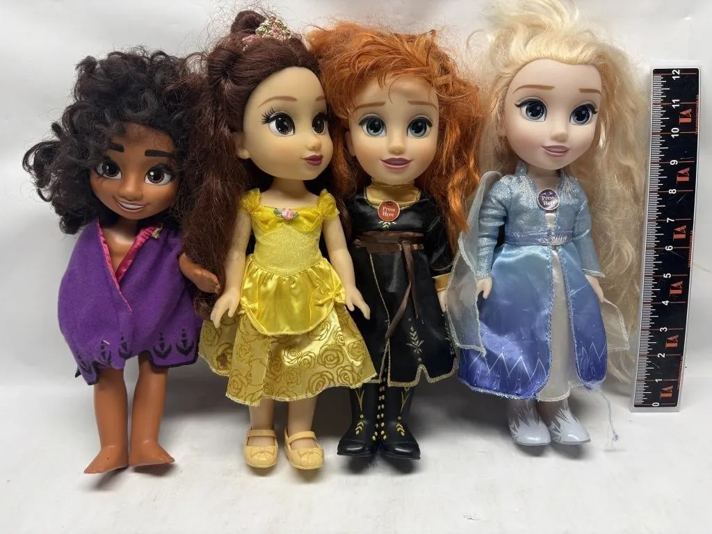 Disney Princess Doll Set - 4 Character Toddler