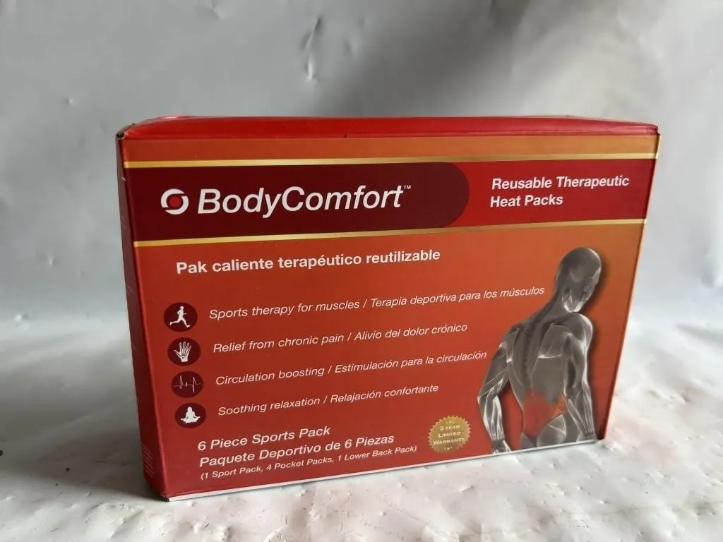 BodyComfort Reusable Therapeutic Heat Packs, 6pc